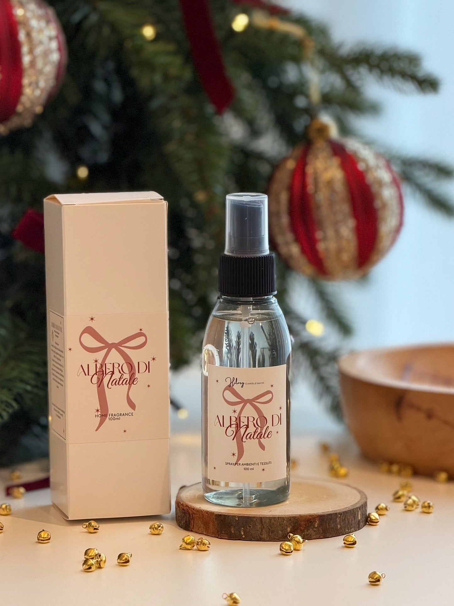 Home fragrance spray natalizie