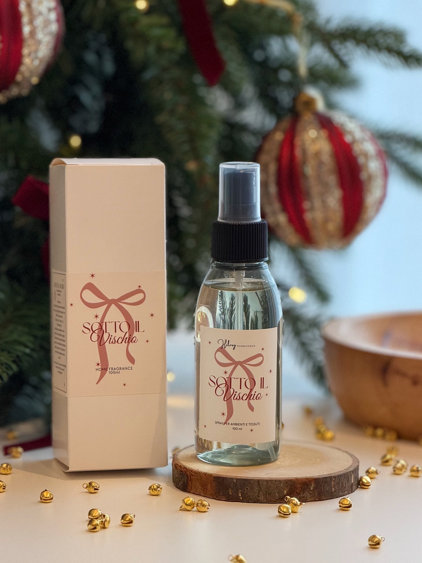 Home fragrance spray natalizie