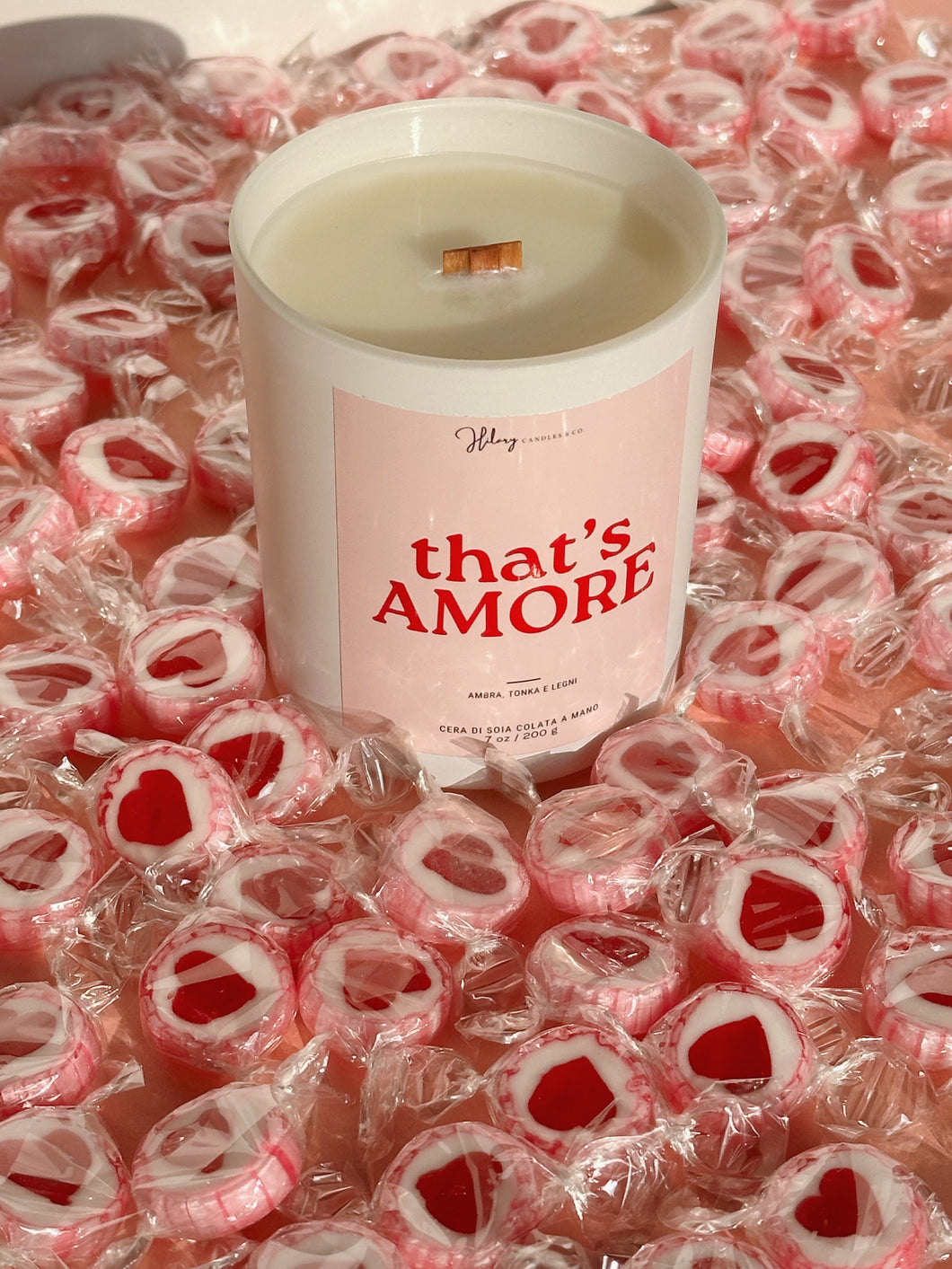 That's AMORE | secret message candle